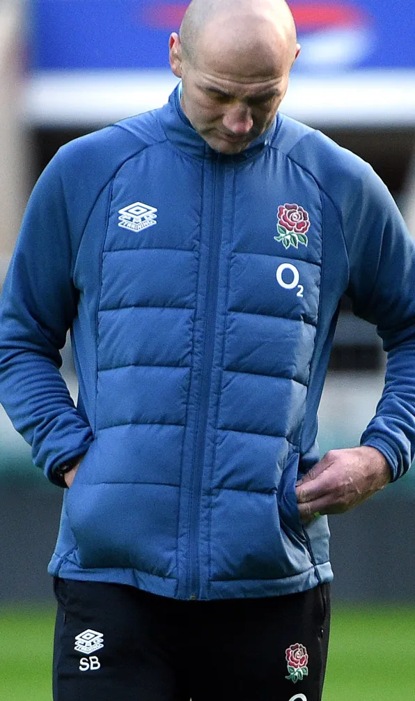 International Jackets, Fleeces & Gilets England coach deep in thought during an international rugby fixture