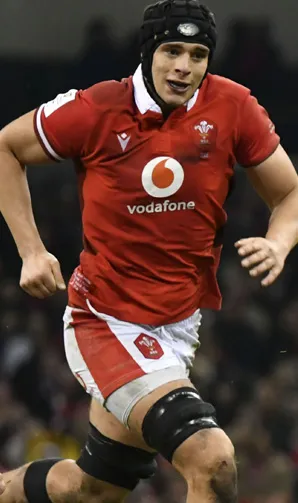 Wales Rugby Sale A Welsh Rugby Union player runs onto pitch wearing a red Wales home rugby shirt