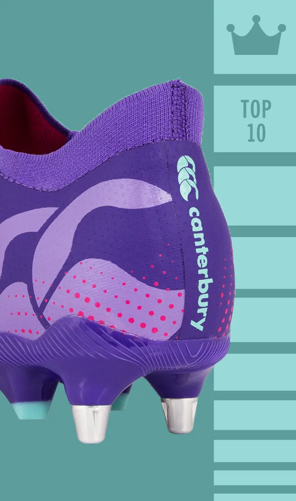 Top 10 Rugby Boots Rugbystore's top 10 selection of rugby boots from the leading brands Adidas, Canterbury, Mizuno, Oxen and Optimum