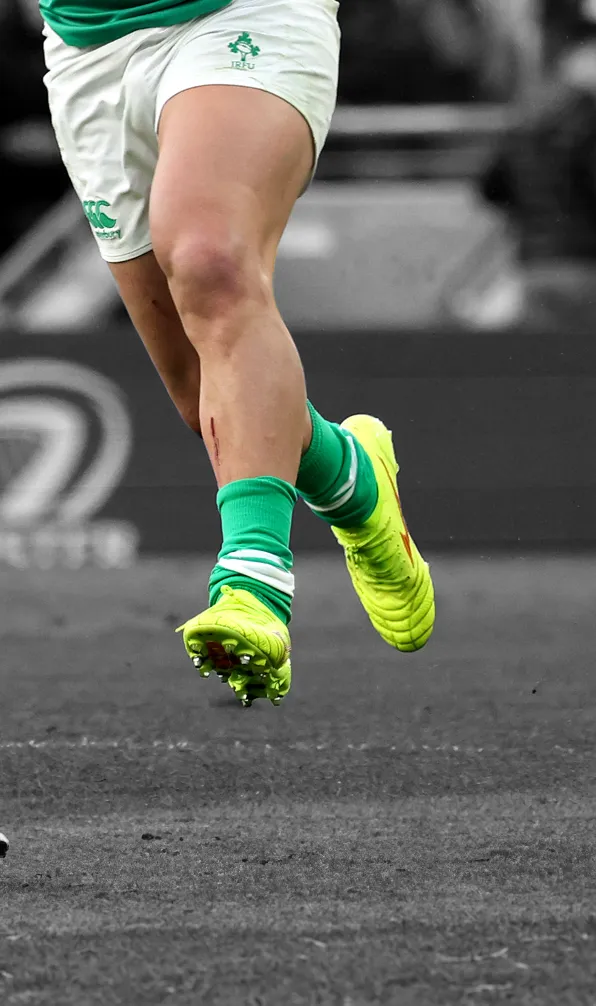 Shop Elite Boots Now Close up of Mizuno Boots worn by Ireland Player