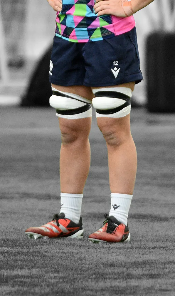 Shop Elite Rugby Boots Now Close up of Scotland Player wearing Adidas Rugby Boots