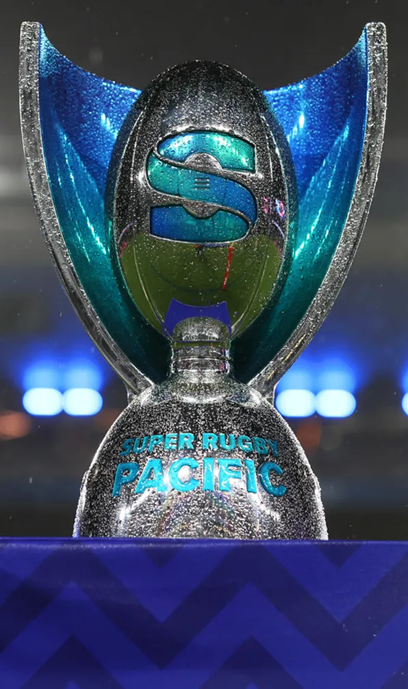 Shop Super Rugby Now Close up of the Super Rugby trophy