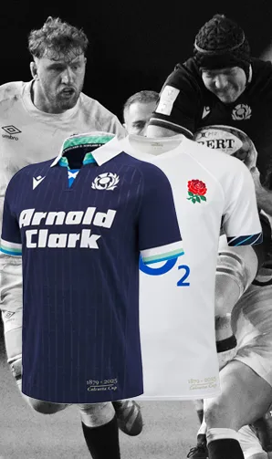 Shop Limited Edition Calcutta Cup Now England v Scotland Calcutta Cup Limited Edition embroidered shirts