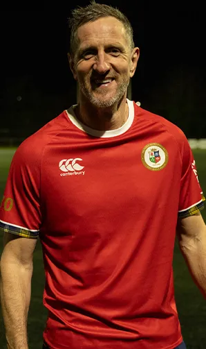 Shop My Name’5 Doddie Lions Now Ex-player Will Greenwood wearing the My Name'5 Doddie Lions T-Shirt