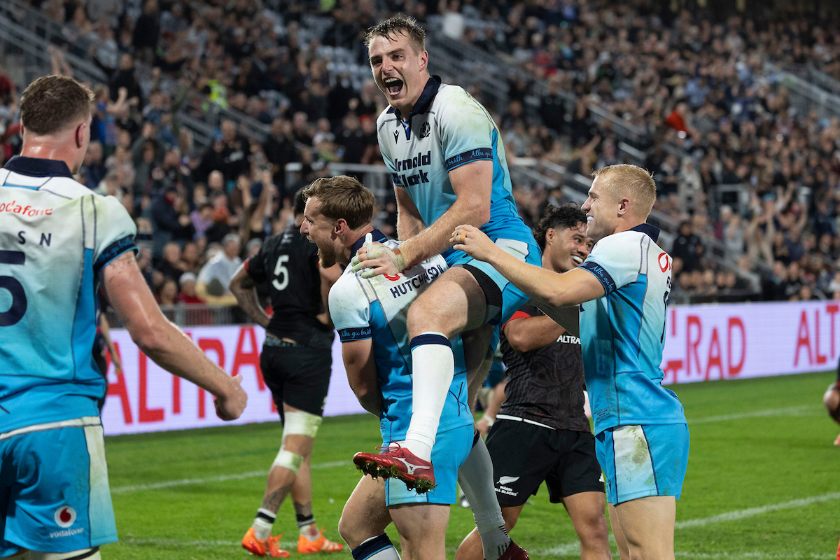 Maori All Blacks v Scotland, 5th July 2025, Semenoff Stadium, Whangarei, Scotland won 29-26. Credit: Sportpix - Kevin Booth