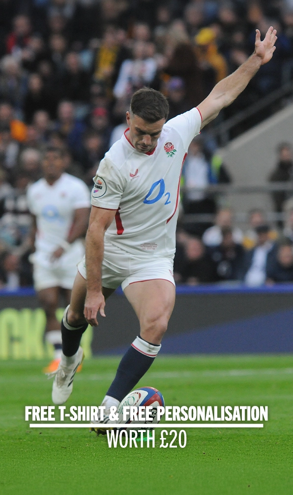 England Free T-Shirt & Free Personalisation