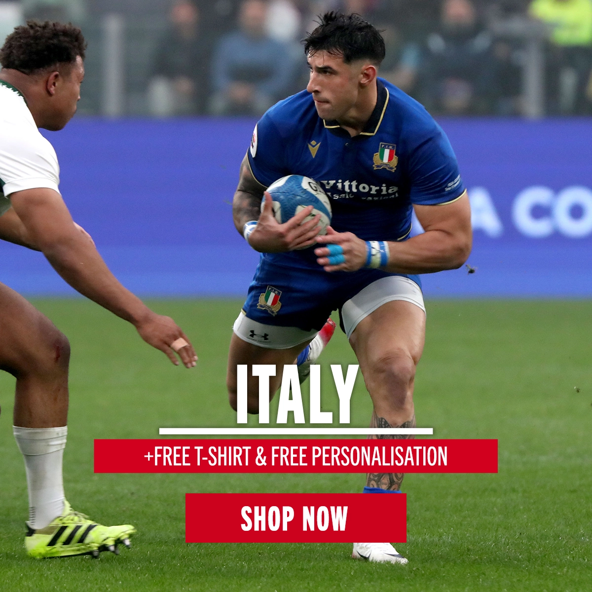 Italy +Free T-Shirt & Free Personalisation