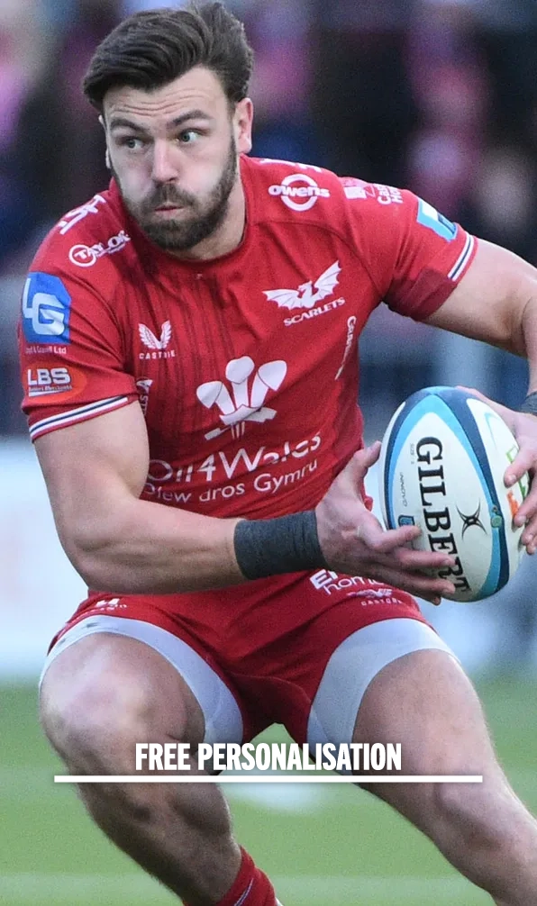 Scarlets Rugby +Free Personalisation