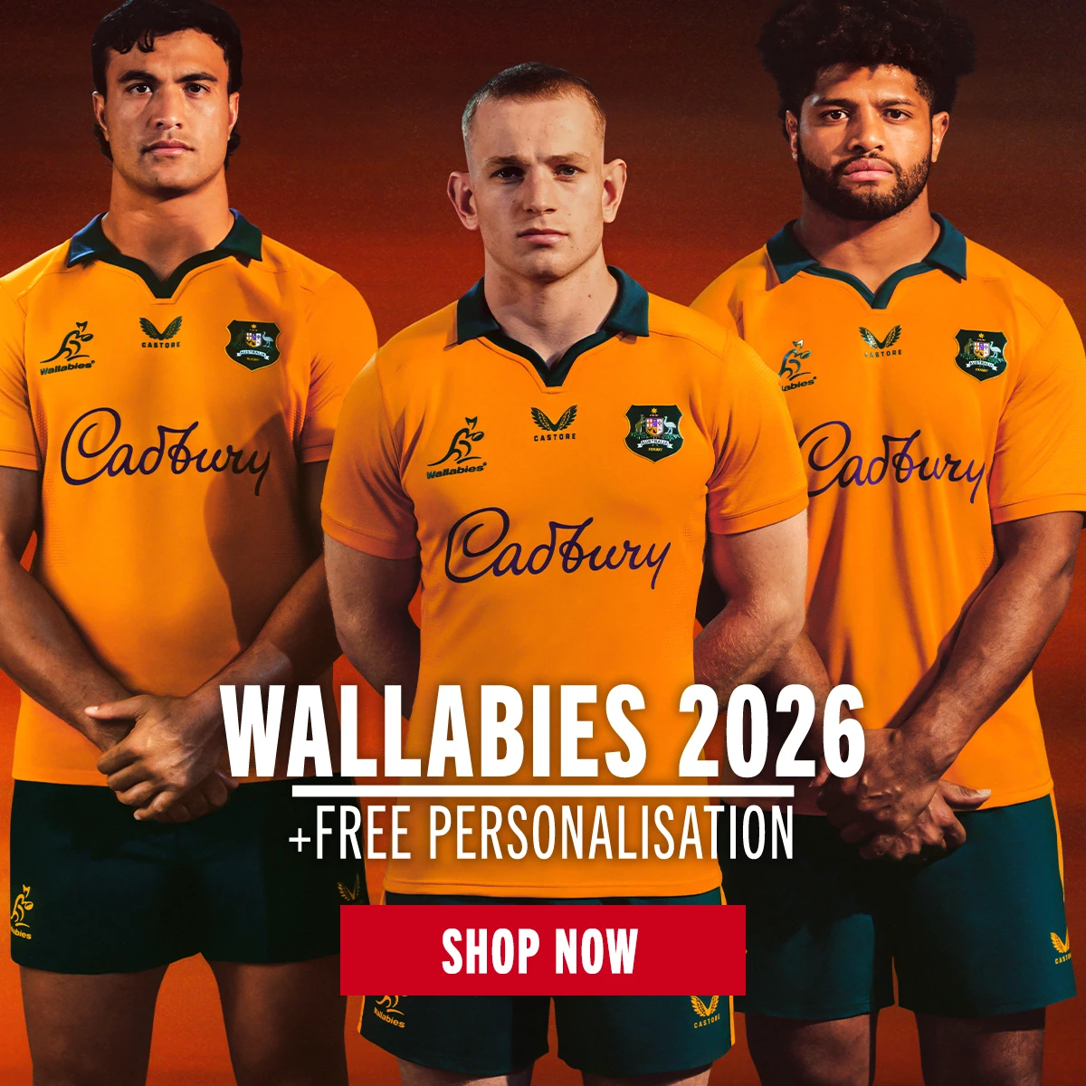 Australia Wallabies 2026 Range