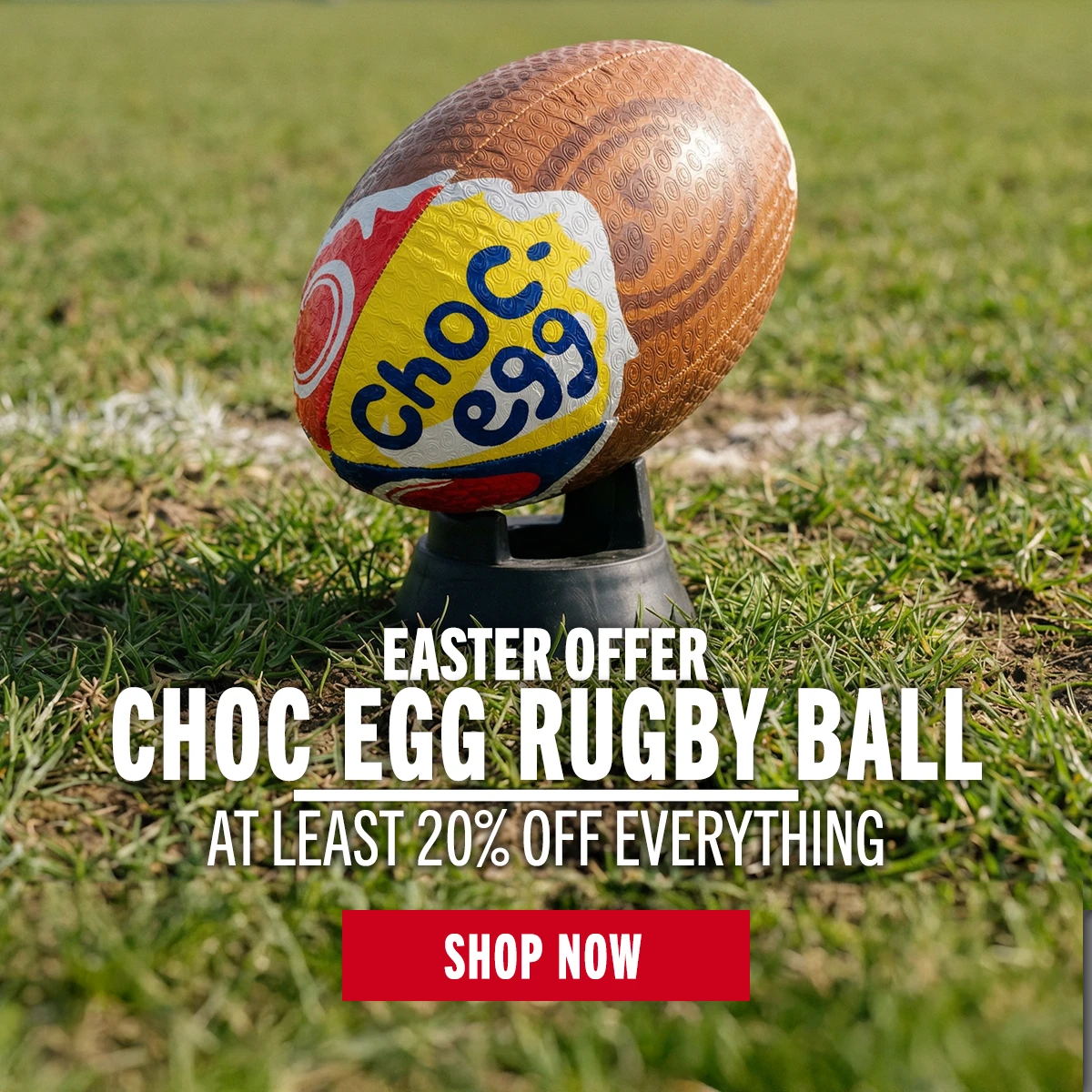 Optimum Choc Egg Easter Offer Choc Egg Rugby Ball at Rugbystore