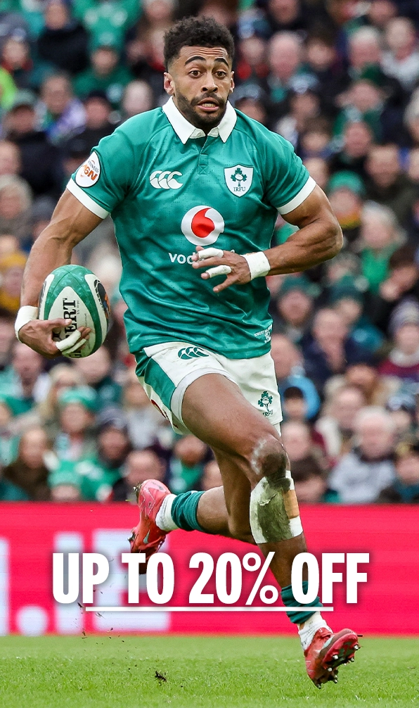 Get up to 20% off Ireland Rugby Kit