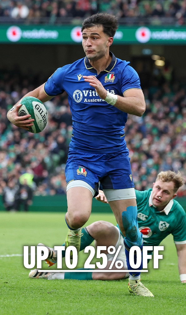 Get up to 25% off Italy Rugby Kit