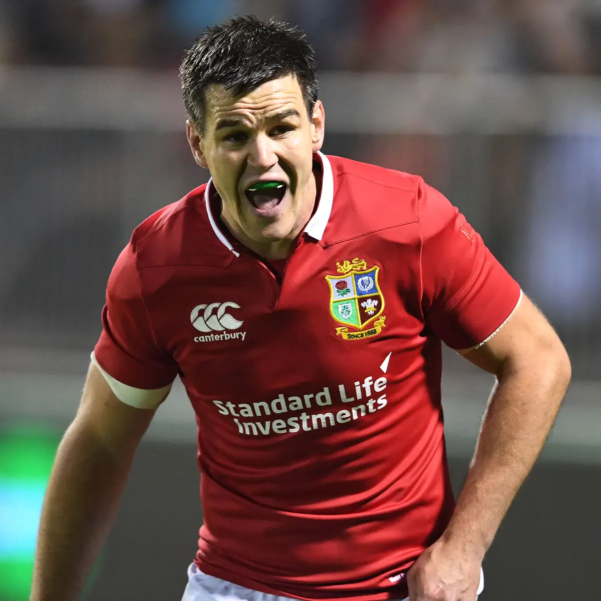 Johnny Sexton Playing for the British & Irish Lions.