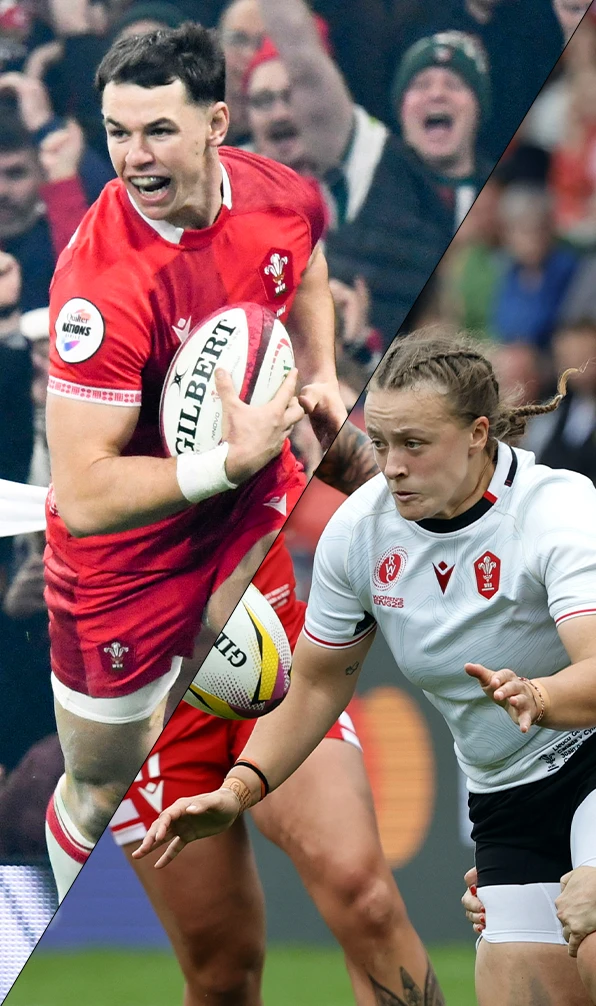 Tom Rogers (left) and Lleucu George (right) represent Wales.