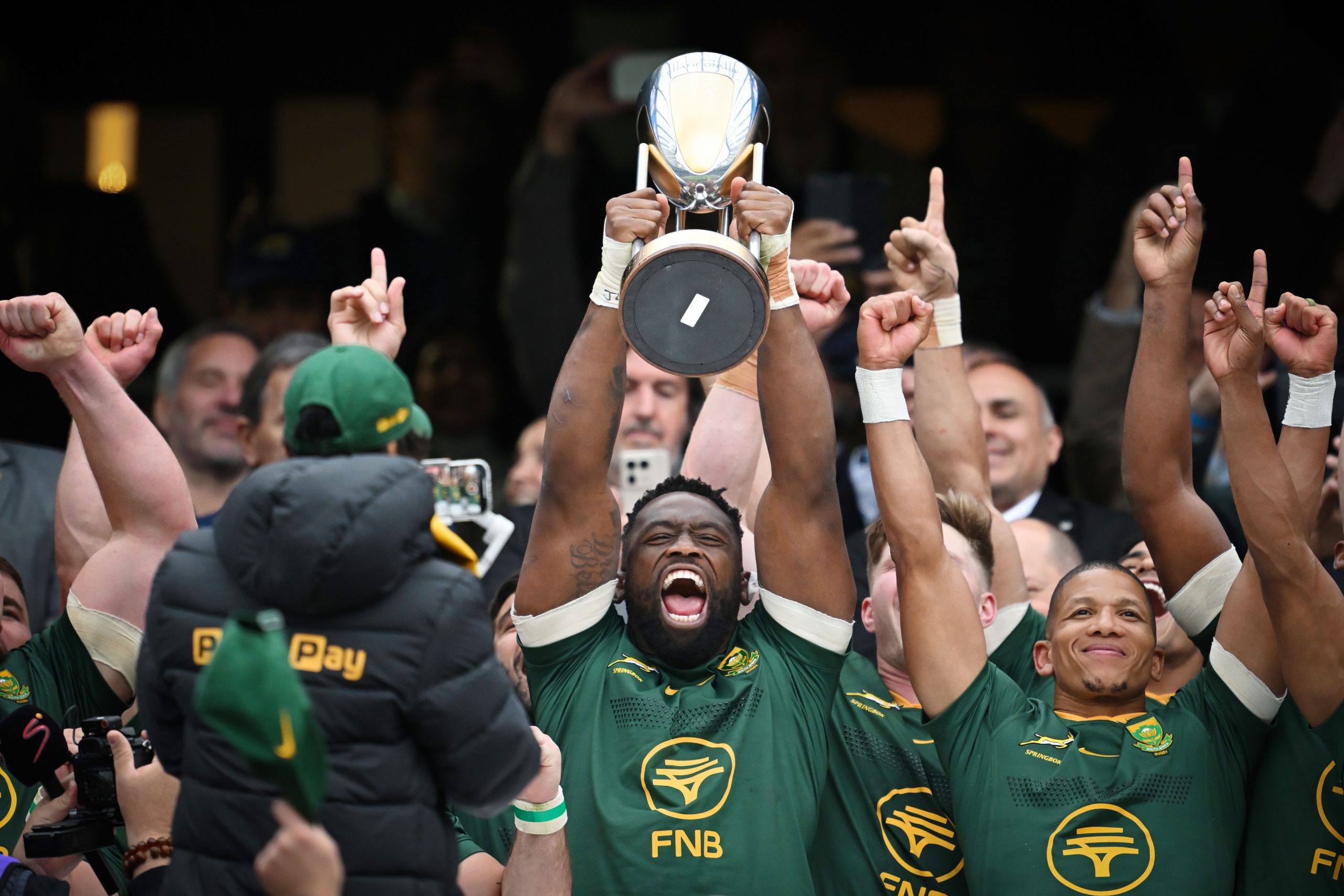 Rugby Union - 2025 Rugby Championship - Round Six / Six - Argentina vs South Africa - Allianz Stadium at Twickenham - Saturday 4th October 2025.